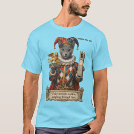 Russisch Blau Arlequin Kat T-shirt