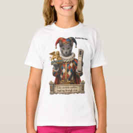 Russisch Blau Arlequin Kat T-shirt