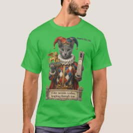 Russisch Blau Arlequin Kat T-shirt