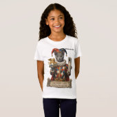 Russisch Blau Arlequin Kat T-shirt (Voorkant volledig)