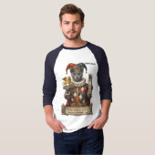Russisch Blau Arlequin Kat T-shirt (Voorkant volledig)