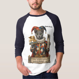 Russisch Blau Arlequin Kat T-shirt