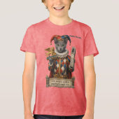 Russisch Blau Arlequin Kat Tri-Blend Shirt (Voorkant)