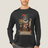 Russisch Blau Arlequin Kat Tri-Blend Shirt (Voorkant volledig)