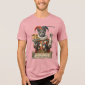 Russisch Blau Arlequin Kat Tri-Blend Shirt (Voorkant)