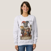 Russisch Blau Arlequin Kat Trui (Voorkant volledig)