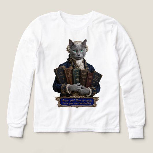 Russisch Blau Immanuel Kant Kat (Voorkant)