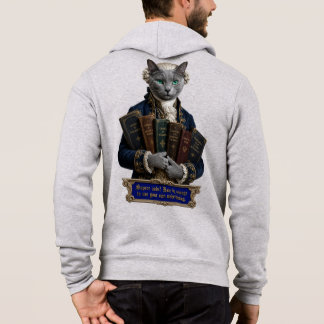 Russisch Blau Immanuel Kant Kat Hoodie