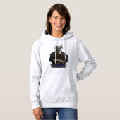 Russisch Blau Immanuel Kant Kat Hoodie (Voorkant volledig)