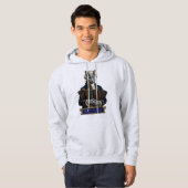 Russisch Blau Immanuel Kant Kat Hoodie (Voorkant volledig)