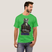 Russisch Blau Immanuel Kant Kat T-shirt (Voorkant volledig)