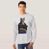 Russisch Blau Immanuel Kant Kat T-shirt (Voorkant volledig)