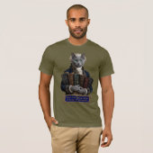 Russisch Blau Immanuel Kant Kat T-shirt (Voorkant volledig)