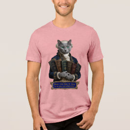 Russisch Blau Immanuel Kant Kat Tri-Blend Shirt