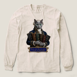 Russisch Blau Immanuel Kant Kat Tri-Blend Shirt