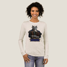 Russisch Blau Immanuel Kant Kat Tri-Blend Shirt