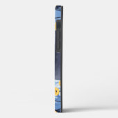 Russisch Blau Kat Geel Bloemen Case-Mate iPhone Case (Achterkant / Links)