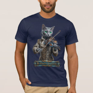 Russisch Blau Kat Van De Tijdloze Serenissima T-shirt