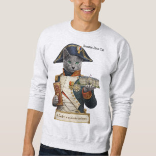Russisch Blau Napoleon Bonaparte Kat Trui