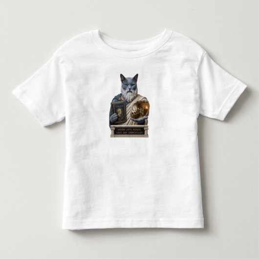 Russisch Blau Plato Kat Kinder Shirts (Voorkant)
