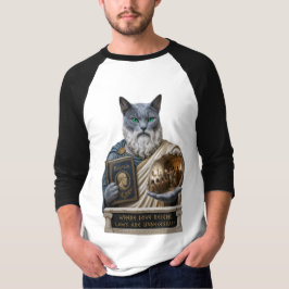 Russisch Blau Plato Kat T-shirt