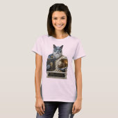 Russisch Blau Plato Kat T-shirt (Voorkant volledig)