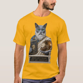 Russisch Blau Plato Kat T-shirt