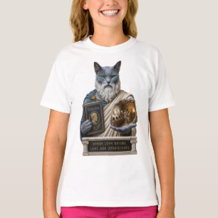 Russisch Blau Plato Kat T-shirt