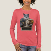 Russisch Blau Plato Kat Tri-Blend Shirt (Voorkant)