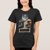 Russisch Blau Plato Kat Tri-Blend Shirt (Voorkant)