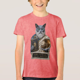 Russisch Blau Plato Kat Tri-Blend Shirt