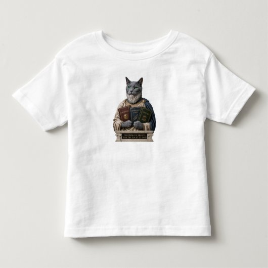 Russisch Blauw Aristoteles Kat Kinder Shirts (Voorkant)