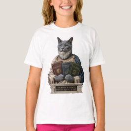 Russisch Blauw Aristoteles Kat T-shirt