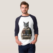 Russisch Blauw Aristoteles Kat T-shirt (Voorkant volledig)