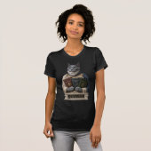 Russisch Blauw Aristoteles Kat T-shirt (Voorkant volledig)