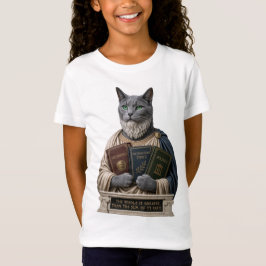 Russisch Blauw Aristoteles Kat T-shirt