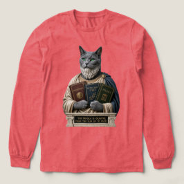 Russisch Blauw Aristoteles Kat Tri-Blend Shirt