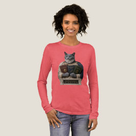 Russisch Blauw Aristoteles Kat Tri-Blend Shirt