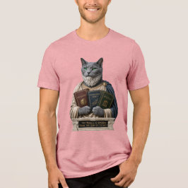 Russisch Blauw Aristoteles Kat Tri-Blend Shirt