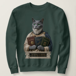 Russisch Blauw Aristoteles Kat Trui