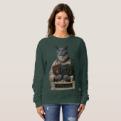 Russisch Blauw Aristoteles Kat Trui (Voorkant volledig)