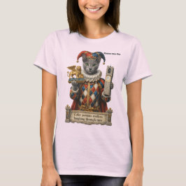 Russisch Blauw Arlequin Kat T-shirt