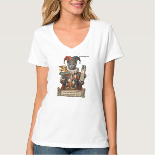 Russisch Blauw Arlequin Kat T-shirt