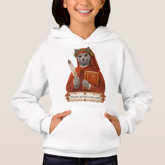 Russisch Blauw Dante Alighieri Kat (Voorkant)