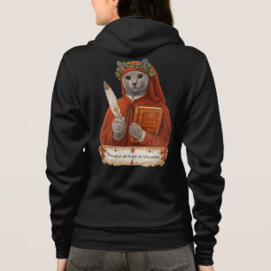 Russisch Blauw Dante Alighieri Kat Hoodie