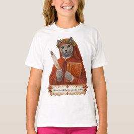 Russisch Blauw Dante Alighieri Kat T-shirt