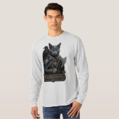 Russisch Blauw Edel Odin’s Kat T-shirt (Voorkant volledig)