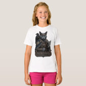 Russisch Blauw Edel Odin’s Kat T-shirt (Voorkant volledig)