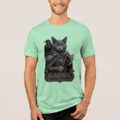 Russisch Blauw Edel Odin’s Kat Tri-Blend Shirt (Voorkant)