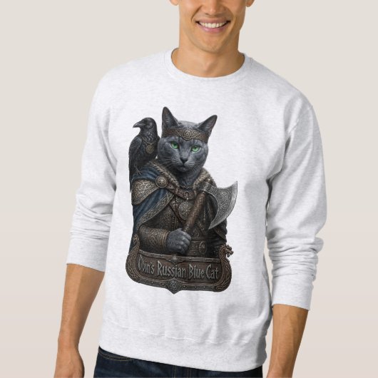 Russisch Blauw Edel Odin’s Kat Trui (Voorkant)